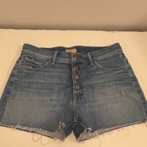 Mother denim shorts